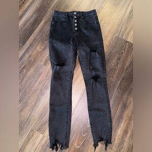 High Rise Super Skinny Ankle Jean